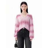 Women's Smudge Textured Pullover